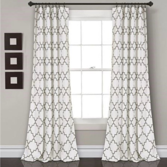 The Curated Nomad Other - The Curated Nomad Bernardino Room Darkening Curtain Panel Pair 52x84 - Gray
